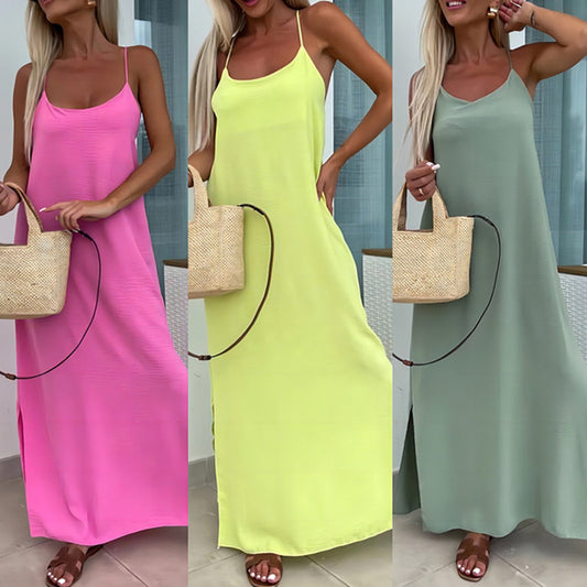 Robe Ample à Bretelles pour Femme