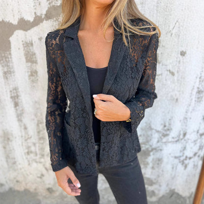 Veste Chemise en Dentelle pour Femme