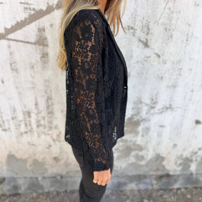 Veste Chemise en Dentelle pour Femme